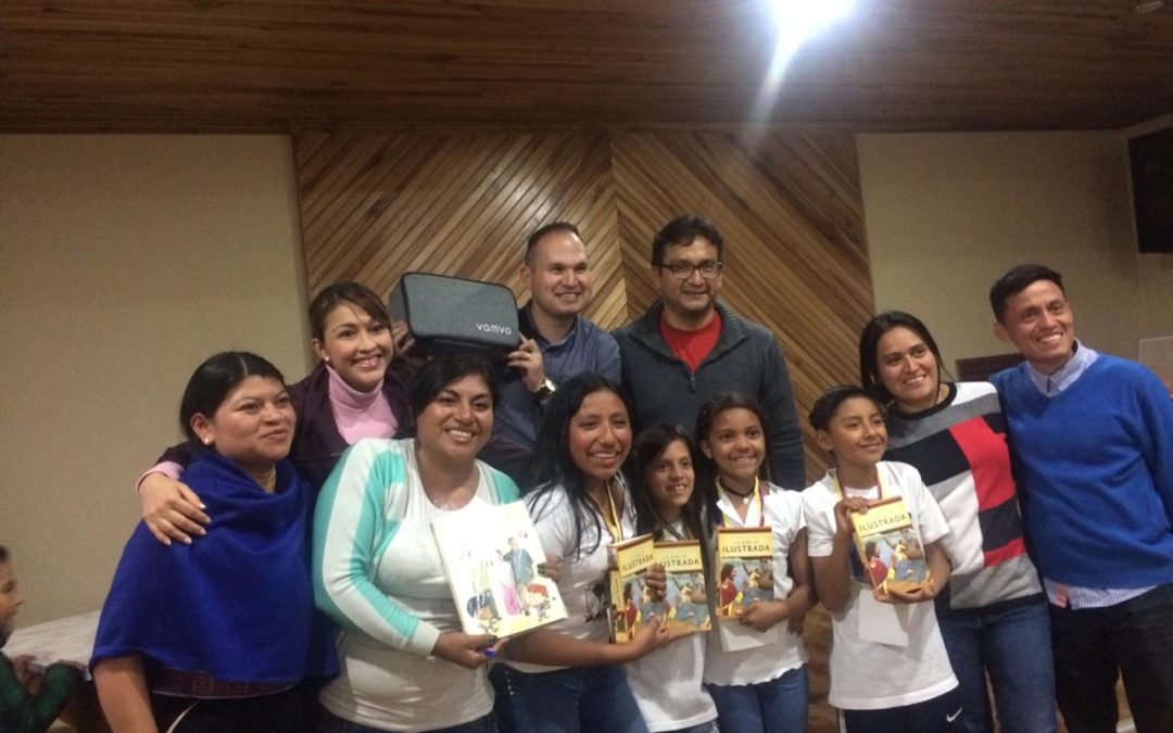PRIMER ESGRIMA BIBLICO DE NIÑOS EN ECUADOR, SIERRA NORTE