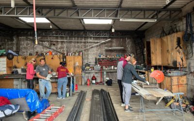 ESTUDIANTES DE NILI APOYAN EN LA CONSTRUCCIÓN DE CAPILLA Y TRABAJOS DE REMODELACIÓN DE STNS