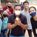JÓVENES REALIZAN EVANGELISMO EN ESCUELA