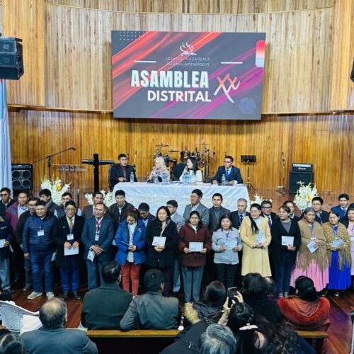 Distrito El Alto Noroeste celebra su 20ª Asamblea Distrital y elige nuevo Superintendente Distrital