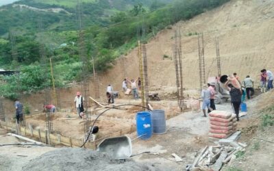 Iglesia del Nazareno en Espital avanza en la construcción de su nuevo templo